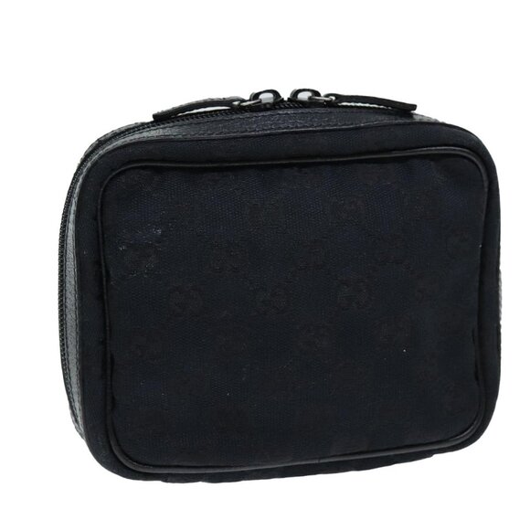 GUCCI GG Canvas Pouch Black 153129 Auth - Picture 3 of 15
